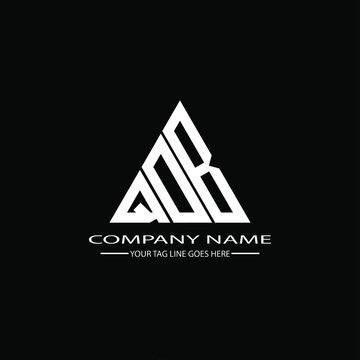 QDB letter logo creative design. QDB unique design