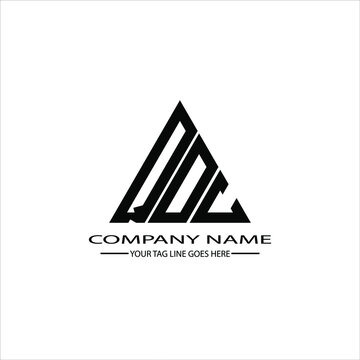 QDC letter logo creative design. QDC unique design
