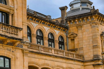 The old Casino of San Sebastian built between 1882 and 1887 (current City Hall), Guipuzcoa, Basque Country, Spain.