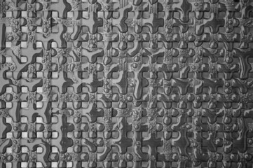 Close up water drops on metal surface can be used for web design