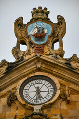 Magnificent Basilica of Santa María del Coro in San Sebastián, Guipuzcoa, Basque Country, Spain.