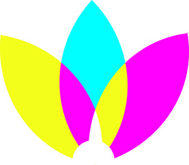 vector CMYK logo and line art logos