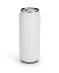 Aluminum 330 ml can for beer or soda isolated on white