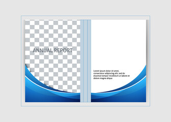 Poster flyer pamphlet brochure cover design layout space for photo background, vector illustration template in A4 size. Annual report brochure flyer design template .