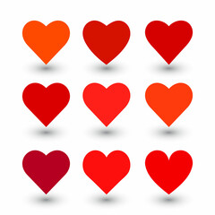 Perfect Love symbol. Heart Icon Vector. Vector illustration