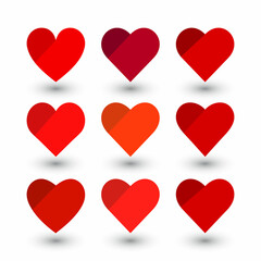 Perfect Love symbol. Heart Icon Vector. Vector illustration