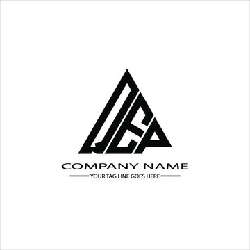 QEP letter logo creative design. QEP unique design