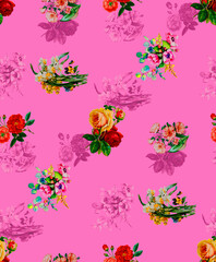 Obraz na płótnie Canvas background with flowers