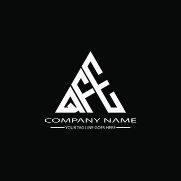 QFE letter logo creative design. QFE unique design
