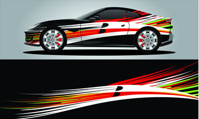 Car sticker or car wrap with natural natural concept with abstract line concept and initial B, can be installed on all	