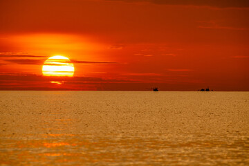 Sunset at the beach