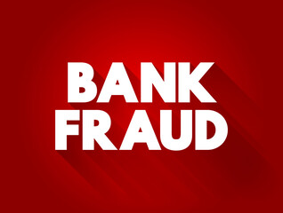 Bank fraud text quote, business concept background