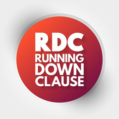 RDC - Running Down Clause acronym, concept background