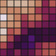 Color Pixels Cloud Abstract Computational Generative Art background illustration
