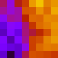 Color Pixels Cloud Abstract Computational Generative Art background illustration