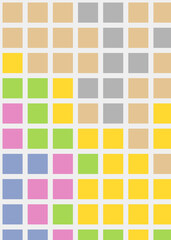 Color Pixels Cloud Abstract Computational Generative Art background illustration