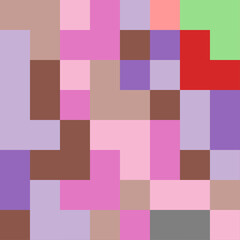 Color Pixels Cloud Abstract Computational Generative Art background illustration