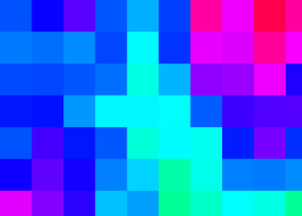 Color Pixels Cloud Abstract Computational Generative Art background illustration