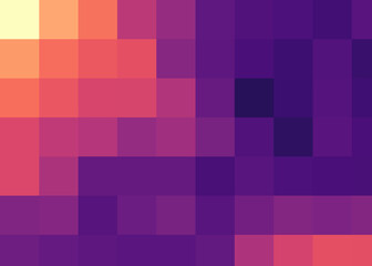 Color Pixels Cloud Abstract Computational Generative Art background illustration