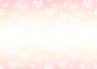 背景　ハート　グラデーション　ピンク