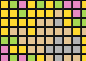 Color Pixels Cloud Abstract Computational Generative Art background illustration