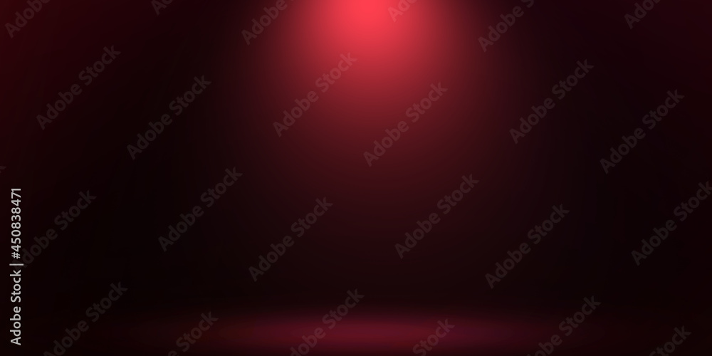 Poster red and purple 3d rendered empty space abstract backdrop banner for product placement. modern advert