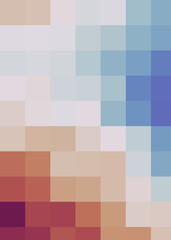 Color Pixels Cloud Abstract Computational Generative Art background illustration