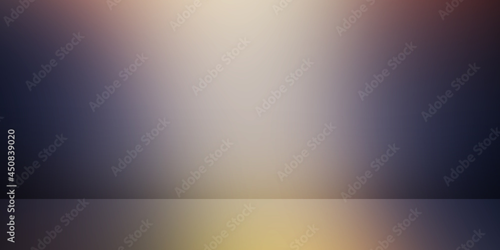 Aufkleber multi color abstract free copy space room backdrop with empty stage or podium. trendy 3d rendered ro