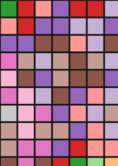 Color Pixels Cloud Abstract Computational Generative Art background illustration