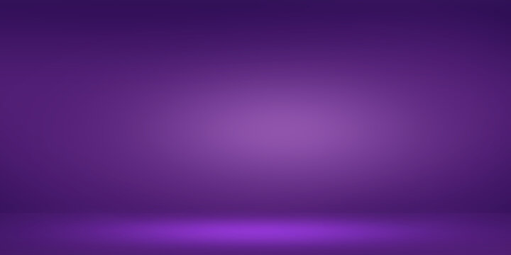 Purple Abstract 3D Rendered Empty Room Backdrop. New Free Room Space Wallpaper