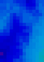 Color Pixels Cloud Abstract Computational Generative Art background illustration