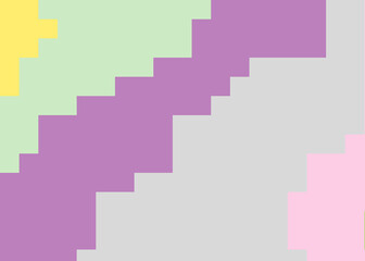 Fototapeta premium Color Pixels Cloud Abstract Computational Generative Art background illustration