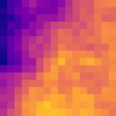 Color Pixels Cloud Abstract Computational Generative Art background illustration