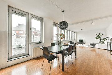 Luxury and beautiful dining room interior design