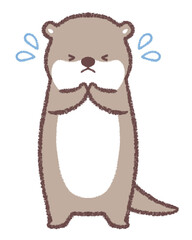 謝るカワウソ