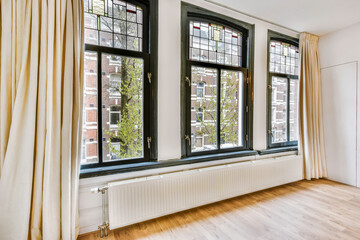 Interior of a spacious room in a luxury house