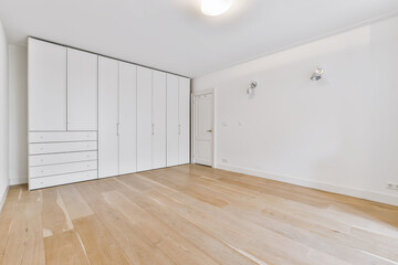 Interior of a spacious room in a luxury house