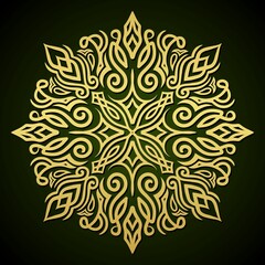 illustration vector graphic of mandala ornament good for ornament design, wallpaper, pattern, texture