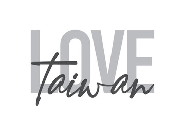 Obraz premium Modern, simple, minimal typographic design of a saying 