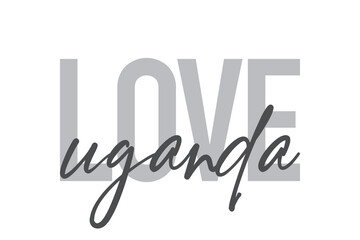 Modern, simple, minimal typographic design of a saying 