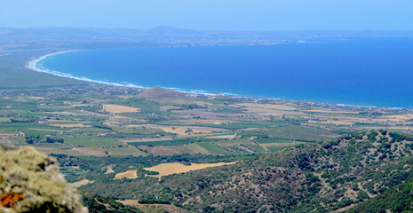 Die Bucht von Platamona auf Sardinien