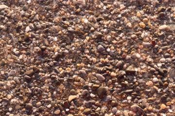 Wet sea stone texture background