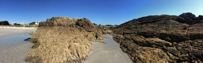 sur le littoral de Raguenez en Finistère Cornouaille Bretagne France