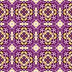 Abstract mosaic art pattern. Seamless ornament.