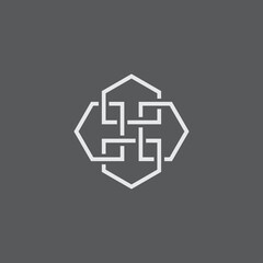 MULTIPLE HOUSE LOGO DESIGN VECTOR