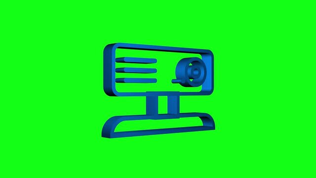 Office icon. Web icon set. Office, great design for any purposes. Motion graphics.