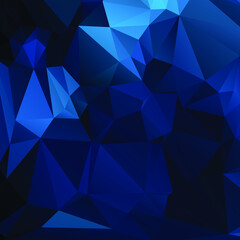 Blue Abstract Color Polygon Background Design, Abstract Geometric Origami Style With Gradient