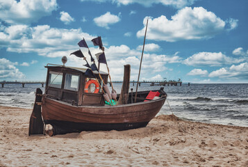 Fischerboot - Fischkutter - Boot am Strand - Insel Usedom