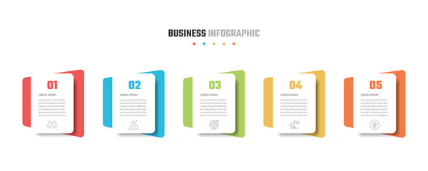 business infographic vector design, information