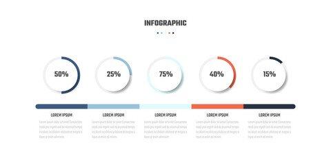 business infographic vector design, information